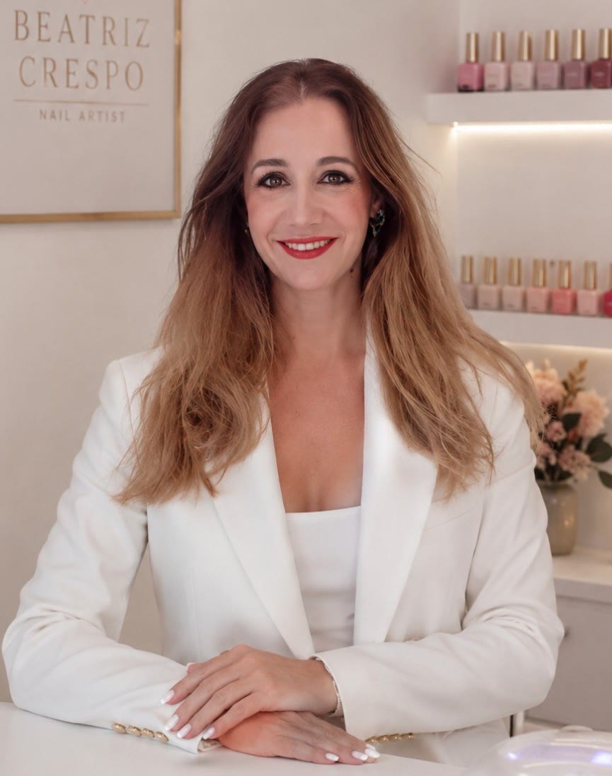 Beatriz Crespo en su estudio